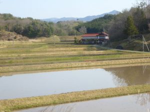 田植えの準備（広島県庄原市内）